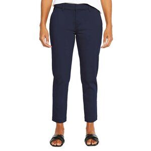 Banana Republic Womens Mid-Rise Navy blue stretch pants size 14 NWT